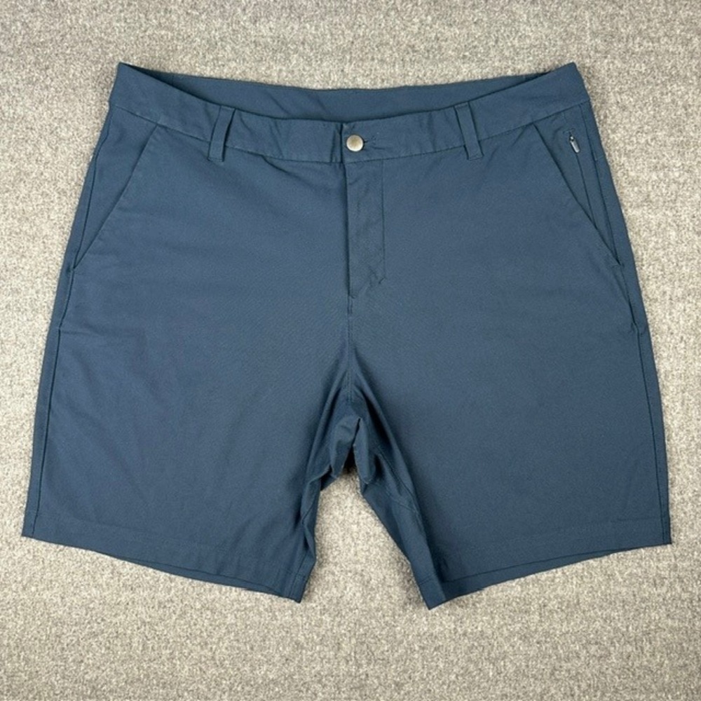 Lululemon Commission Short 9" Navy Blue Mens Size 36 Golf Casual Chino Shorts